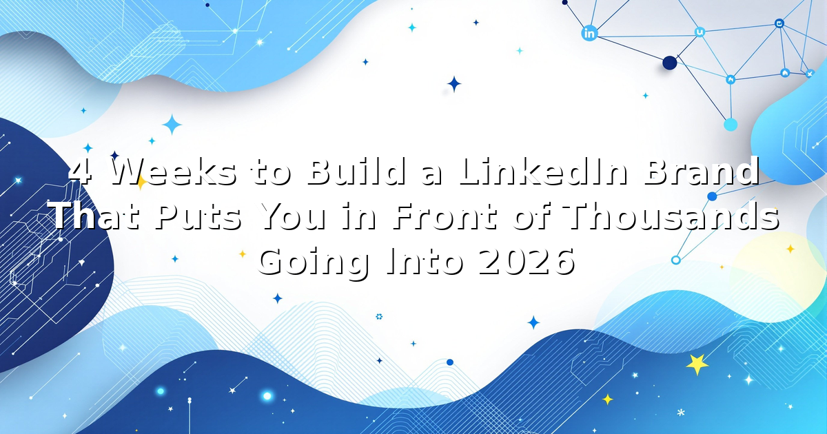 LinkedIn Brand Building Banner